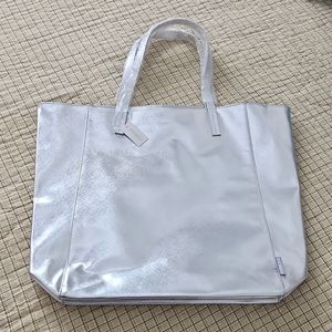 Clinique Silver Bag NWT